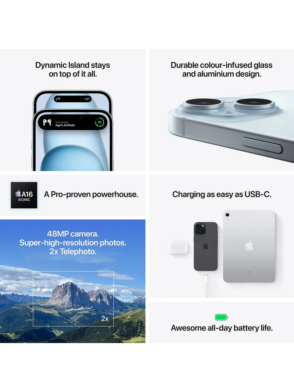 iPhone 15, 128Gb - Pink